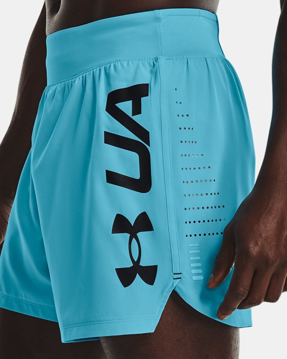 Men's UA Speedpocket 5" Shorts, Blue, pdpMainDesktop image number 0